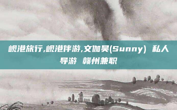 昭通岘港旅行,岘港伴游,文伽昊(Sunny) 私人导游 赣州兼职